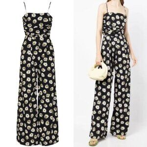MSGM Tuta Flora Wide-Leg Jumpsuit